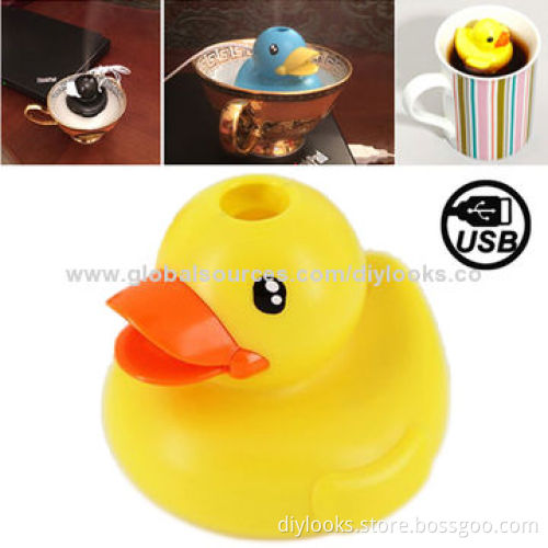 Lovely Duck Style USB Air Humidifier, Yellow